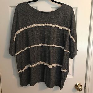 Old Navy Linen Blend Embroidered Plus Size Top Size XXL